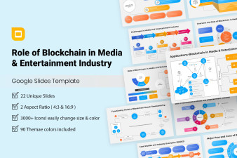 Role of Blockchain in Media and Entertainment Industry Google Slides Template